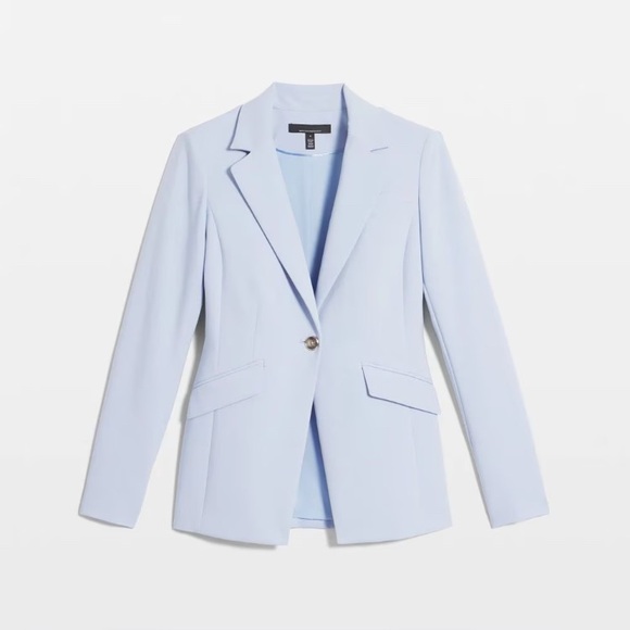 WHBM® One-Button Blazer
Light Blue Women's Blazer NWT - Picture 3 of 11